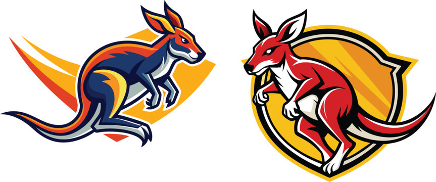 sports-team-logo-featuring-a-kangaroo-on-white.eps