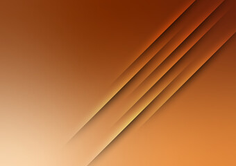 Presentation orange line abstract graphic background