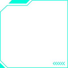Obraz premium Futuristic Techno Frame