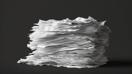 Mountain of Office Work Papers

