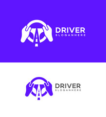 Driver training logo Icon Brand Identity Sign Symbol Template 