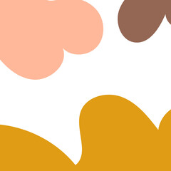 Neutral Abstract Shapes Decor Frame
