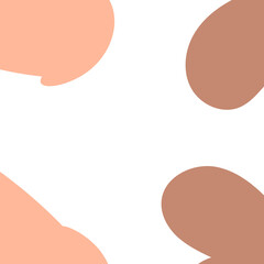 Neutral Abstract Shapes Decor Frame