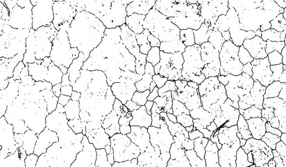 a black and white vector of a cracked  land, a black and white drawing of a cracked wall, cracked and cracked white grunge effect with a few small holes, a black and white drawing of cracked ground,