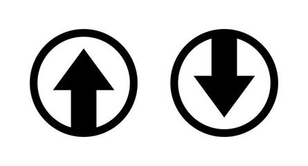 Arrow up and arrow down icon