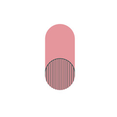 arch curve line minimal vector illustration