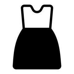 This is the Dress icon from the Party and Celebration icon collection with an mixed style