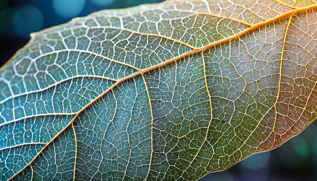 leaf texture, leaf background with veins and cel