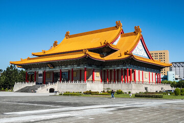 Fototapeta premium National Concert Hall at Chiang Kai-shek Memorial Park, Taipei, Taiwan