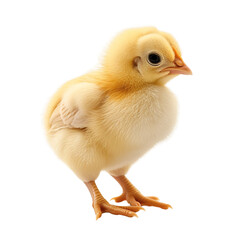Fototapeta premium baby chicken isolated on white.