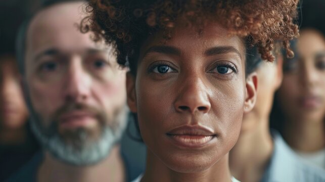 Diversity in Climate Action. Diverse individuals embrace renewable energy solutions, fighting climate change together.