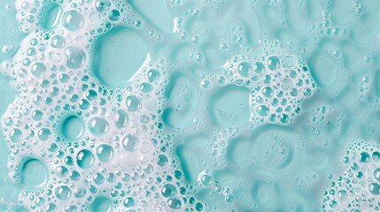 Drops- liquid foam. Fluid aqua- abstract pattern nature. Background- cleansing wash. Shampoo
