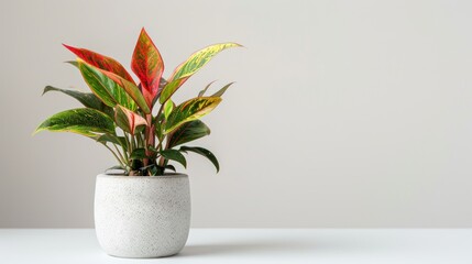The green house plant in pots, set against a white background, are suitable for interior home decoration