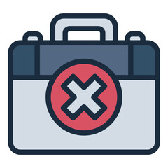 Fototapeta premium Briefcase Unemployment icon