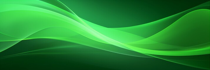 green background with waves,banner