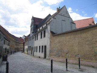 Gasse in der Altstadt von Torgau