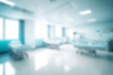 Light blurred background. clinic or hospital,blank hall of an office or medical institution hall...