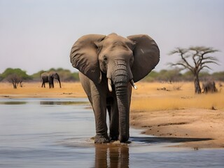 Africa Botswana Chobe National Park African Elephant L