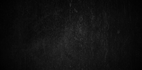 Abstract concrete cement vintage stone wall. dark texture black stone concrete grunge texture and backdrop background. retro grunge anthracite. Panorama dark black canvas slate background or texture. - obrazy, fototapety, plakaty