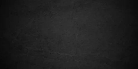 Foto op Plexiglas Abstract concrete cement vintage stone wall. dark texture black stone concrete grunge texture and backdrop background. retro grunge anthracite. Panorama dark black canvas slate background or texture. © MdLothfor
