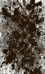 Fototapeta premium Monochrome vector grunge texture. Abstract background