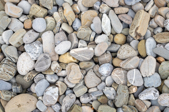 sea pebbles as a background