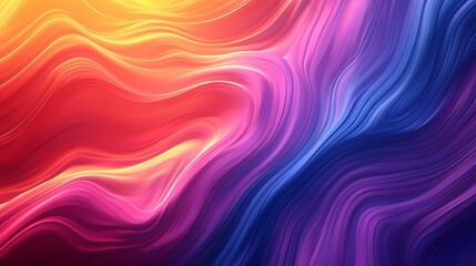 Energetic and captivating, a burst of vivid colors in a dynamic gradient wave, creating a visually stunning abstract background with a minimalist touch.