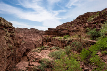 A view of the devil's throat, Cafayate, Salta, Argentina