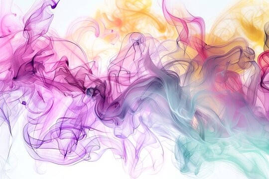 Vibrant Colorful Abstract Background. Generative AI.

