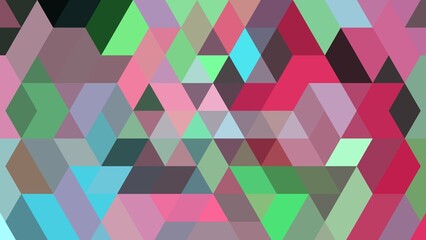 abstract background using pixel triangles with aesthetic geometric shapes