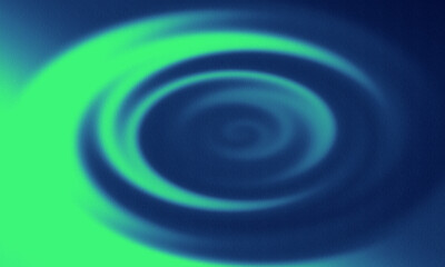 Green and Dark blue circular waves abstract background. Digital noise Gradient circle wave background.