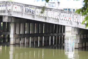 Bridge over the water in Thailand
