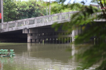 Bridge over the water in Thailand