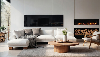 Scandinavian modern living room 