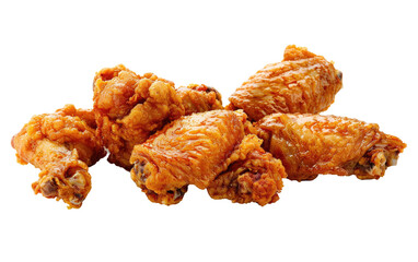 Poultry Delight: Chicken Wings isolated on transparent Background