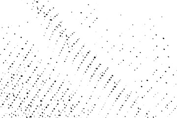 Black and white distressed grunge overlay texture vector. Abstract pattern of monochrome elements, Grunge black white background.