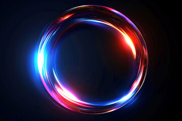 Technological colorful aperture background, colorful halo rings - obrazy, fototapety, plakaty