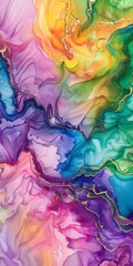 Abstract background pattern, artistic paint, liquid multicolored effect.background image for mobile phone, ios, Android, banner for instagram stories, vertical wallpaper.