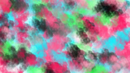 Abstract watercolor background with several color combinations 