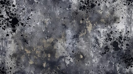 Raw Texture Grunge Abstract with Splattered Paint Effects