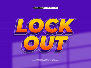 lock out editable text effect