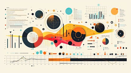 Obraz premium Technology Network Background, Generative AI 