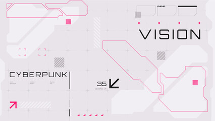 abstract futuristic background with cyberpunk style design