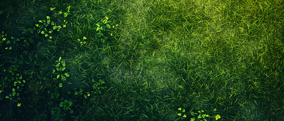 Overtop Grass Abstract Background Wallpaper