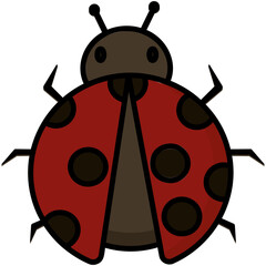Ladybug Sticker
