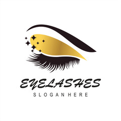 design lashes modern logo template