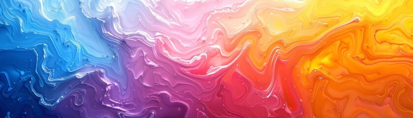 Obraz premium Colorful Abstract Liquid Background, Eliciting Creativity & Fluidity