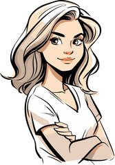 Empowering Visuals Vector Art Promoting Gender Inclusivity