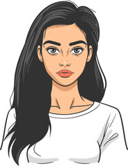 Portraits of Strength Vector Illustrations of Empowered Women