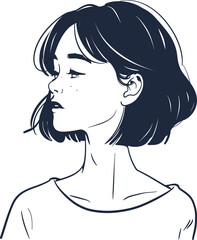 Vector Portraits of Empowered Women Celebrating Strength and Diversity